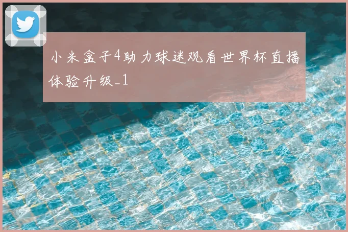 小米盒子4助力球迷观看世界杯直播体验升级_1